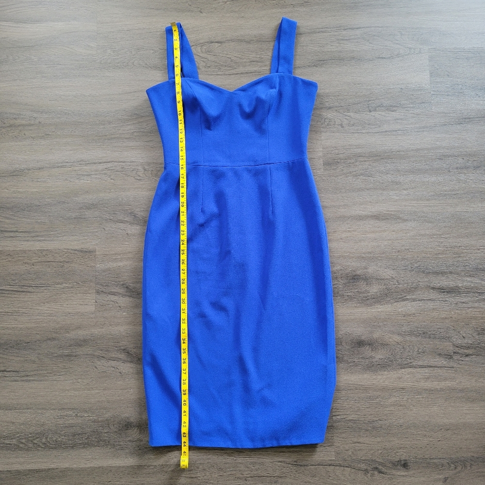 Dress the Population Electric Blue Nicole Midi Dress Size Large - Picture 8 of 14